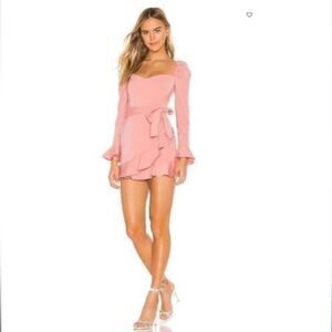 NWT Revolve More to Come Khloe ruffle mini dress sz S